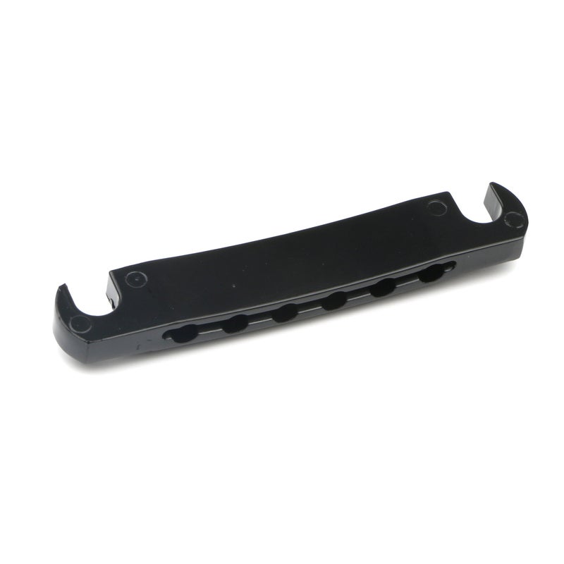 Swhmc Tune-O-Matic Bridge Studs & Tailpiece Set for Gibson/Epiphone Les Paul, Black Alloy Electric Guitar Bridge Parts with Studs, Fully Adjustable Saddles - Image 4